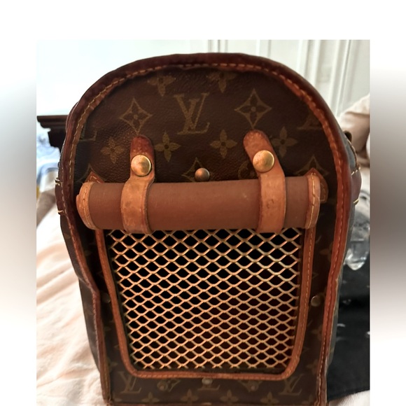 🥳WOW!!!!BOW WOW!!!LOUIS VUITTON monogram SAC CHIEN (40) TRAVEL BAG FOR YOUR PET. - Picture 3 of 13